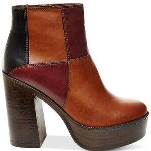 Vintage Steve Madden Patchwork Platform Boots